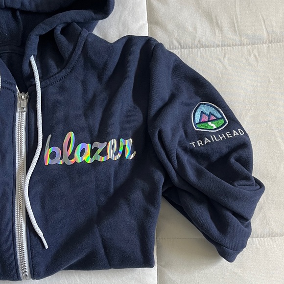 Salesforce Agentblazer Navy Blue Hoodie - American Apparel - Size Small - NWOT - Picture 5 of 7